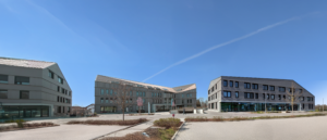 Blick auf das Gewerbeensemble NOM