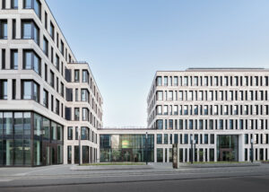 Blick auf die Reiterstaffel Offices in Köln