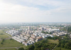 Blick auf die Konversionsfläche Franklin in Mannheim