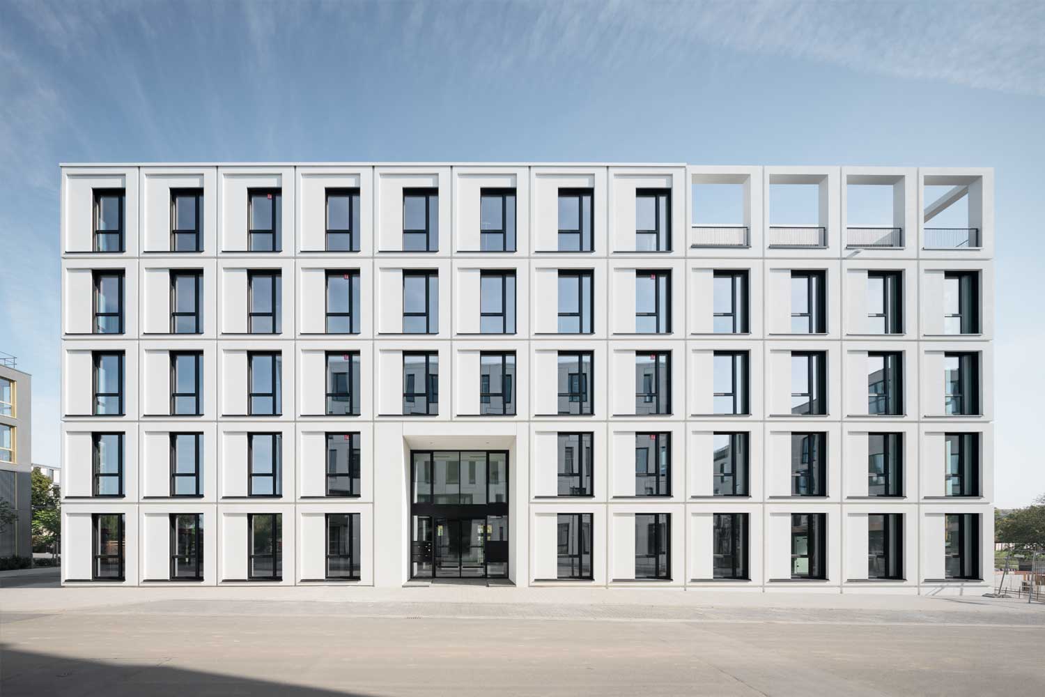 Blick auf das Eastsite IX in Mannheim