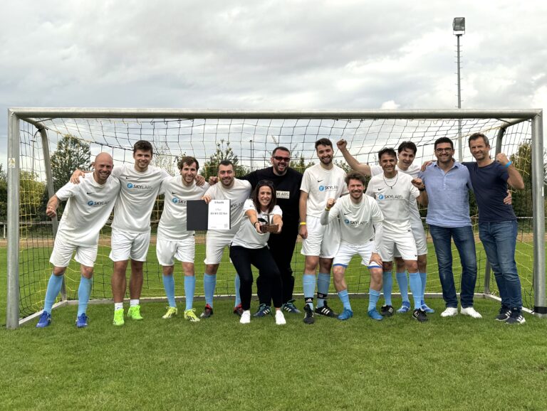 Gruppenfoto des Fußballteams, Heidelberg