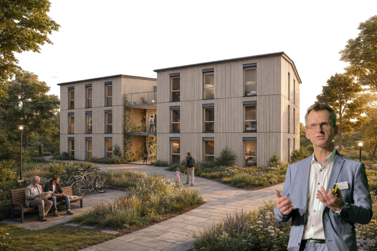 Johannes Fokken referiert auf dem Klimagipfel über StroHab+