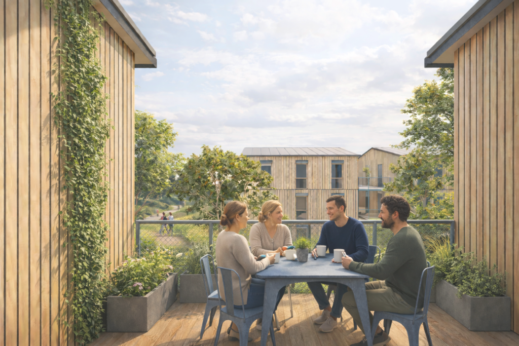 Blick auf die Kommunikationsflächen